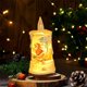 thumbnail image 1 of Christmas Led Electronic Candle Light Christmas Snowman Santa Claus Christmas Reindeer Decoration Luminous Night Light Mood Light Ornaments, 1 of 6