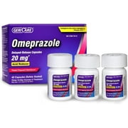 GeriCare Omeprazole Delayed Release Capsules 20.6mg - Acid Reducer (42 Count).