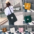 thumbnail image 2 of JAHH Women Corduroy Crossbody Bag Casual Zipper Tote Fashion Shoulder Handbag with Pockets Fashion Travel Shoulder Women Satchel Hand Bags, 2 of 9