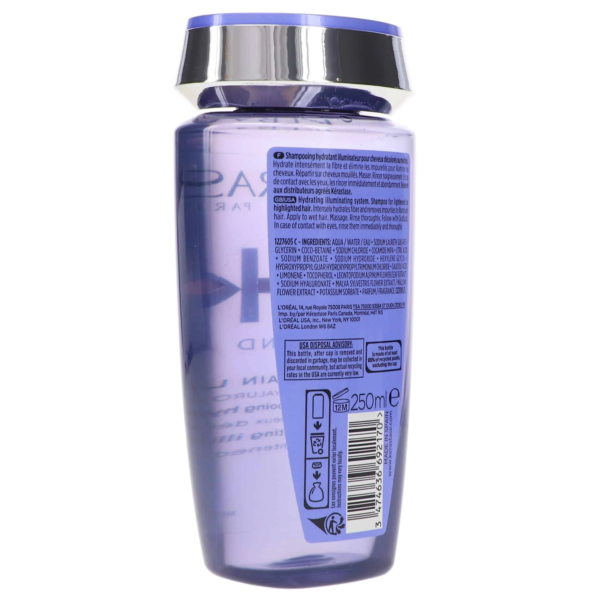 Kerastase Blond Absolu Bain Lumiere Hydrating Illuminating Shampoo For Lightened or Highlighted Hair 8.5 oz