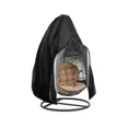 thumbnail image 1 of Funda protectora impermeable y a prueba de polvo para sillas colgantes de patio, funda negra para asiento de columpio para exteriores, 1 of 5