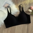 thumbnail image 3 of Arlun,Jelly Bras for Women Wireless Seamless Smoothing Push-Up Bra for Small to Large Wire-Free Soft Support Comfort Breathable Lightweight Thin Bralettes Black XL, 3 of 3