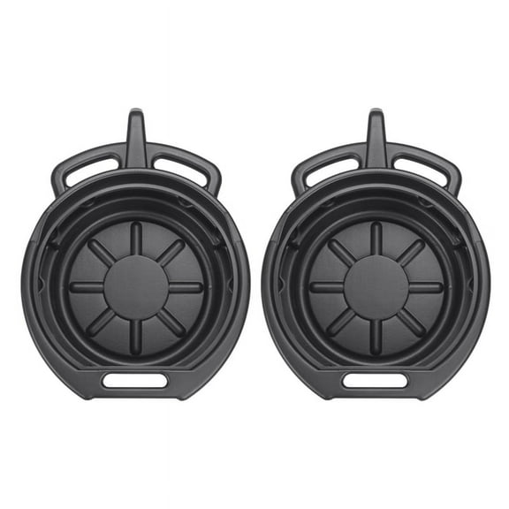 2X 7.5L Plastic Oil Drain Pan Wast Engine Collector Tank Trip Tray