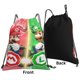 thumbnail image 4 of Mochila deportiva impermeable con cordón de Mario, bolsa de yoga para gimnasio, bolsa de viaje con cordón para mujeres y hombres, 4 of 8