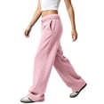 thumbnail image 4 of Womens Wide Leg Sweatpants Low Rise Lounge Sweat Pants, 4 of 8