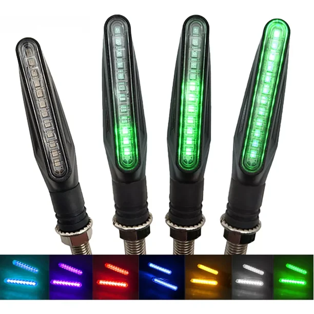 Direccionales Led Moto Secuencial Indicador Intermitente 4pz