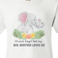 thumbnail image 4 of Inktastic I'll Never Forget That My Big Brother Loves Me Cute Elephant Youth T-Shirt, 4 of 5