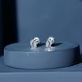 thumbnail image 6 of Rosec Jewels Cute Penguin Stud Earrings with Diamond for Women - HI-SI Quality, 925 Sterling Silver, 6 of 8