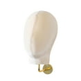 thumbnail image 2 of Serenable Mannequin Head Model, Wall Mount Holder, Multipurpose Storage Hanger Hanging Stand Glasses Beginner Beige velvet, 2 of 10