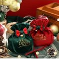 thumbnail image 3 of Bolsa de regalo de Navidad creativa, bolsa de terciopelo de manzana, caja de dulces de Nochebuena, bolsa de franela de fruta navideña, 3 of 4