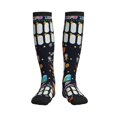 thumbnail image 3 of Compression Socks for Women and Men - Space Math Times Tables Compression Socks Circulation for Workout, 3 of 8