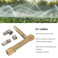 thumbnail image 4 of Garden Irrigation Brass Valve, Rustproof Brass Quick Coupler Valve  For Gardener For Sprinkler, 4 of 8