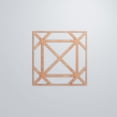 thumbnail image 5 of Ekena Millwork 23 3/8"W x 23 3/8"H x 1/4"T Large Buxton Decorative Fretwork Wood Wall Panels, Cherry, 5 of 15