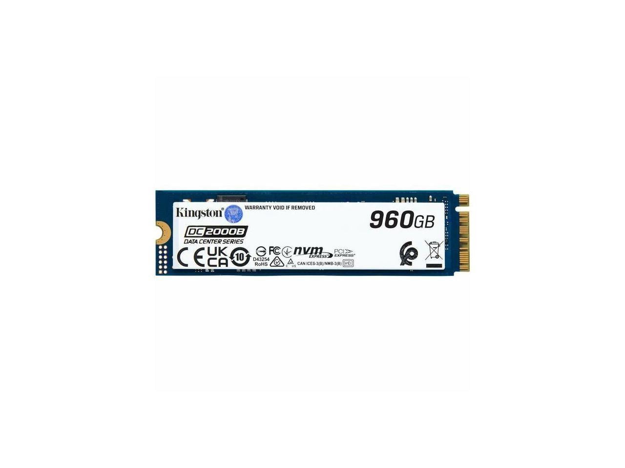 Kingston DC2000B 480 GB Solid State Drive - M.2 2280 Internal - PCI Express NVMe [PCI Express NVMe 4.0 x4] (sedc2000bm8-480g)