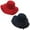 2 Pack Black+Red, variant on Magik Vintage Women Ladies Wide Brim Floppy Warm Wool Blend Felt Hat Trilby Bowler Cap (Ultimate Pack of 6)