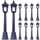 thumbnail image 1 of 10pcs Mini House Street Light Light Models Modelas de luz de calle decorativas Lámparas de calle en miniatura, 1 of 8