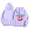 Purple, variant on Tiijoy Toddler Girls Graphic Hoodie Cherry Bow Print Cozy Hooded Sweatshirt, Sizes 2-3T