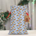 thumbnail image 4 of Fuzoiu Cute Sloth Print Christmas Gift Bag,Burlap Gift Bag with Drawstring Closure & Hang Tag,Perfect for Holidays, Birthdays, and Special Occasions-Small, 4 of 7