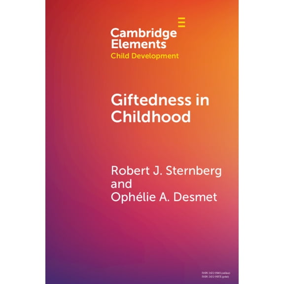 Elements in Child Development Giftedness in Childhood, (Hardcover)