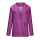 thumbnail image 4 of Blazer Chaquetas Para Mujer Blazers Color Sólido Botón Bolsillo Recreativo Manga Larga Traje Abrigo Tops Odeerbi ODB132402, 4 of 4