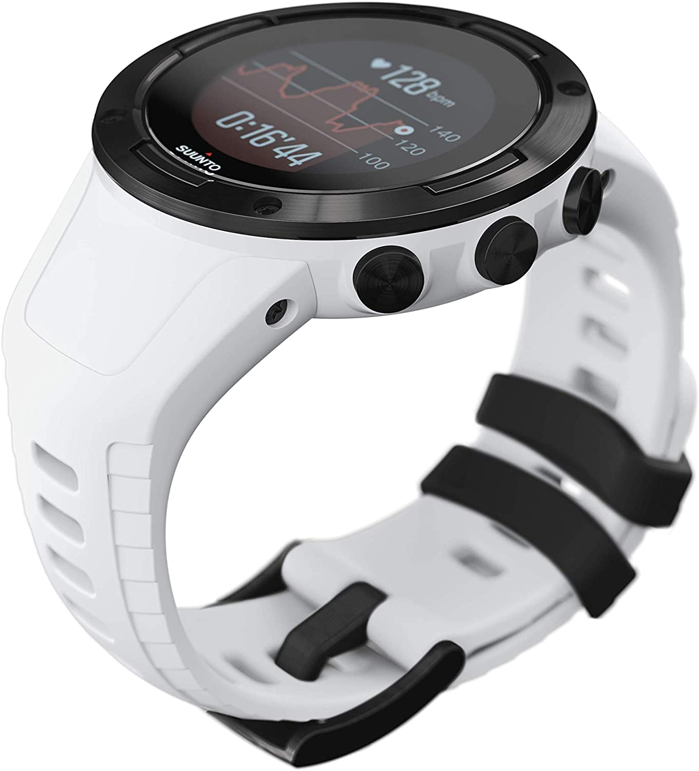 Suunto 5 Multisport Watch G1 SS050446000 with Wearable4U Power Pack (White Black) - image 4 of 5
