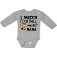 thumbnail image 3 of Inktastic I Watch Football with My Nana Boys Long Sleeve Baby Bodysuit, 3 of 5