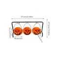 thumbnail image 2 of Party Decoration Pumpkin Candy Bucket With Hanging Rack, 3 Pack Trick Or Treat Buckets For Kids Events, Home Decor And Party Supplies, 2 of 4