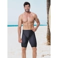 thumbnail image 4 of K898 Men's Swim Jammers UPF50+, Swim Training Printed Jammer Swimsuit Endurance Compression for Men (Geometry Strip, M), 4 of 7