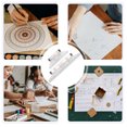thumbnail image 6 of Worgeous 2pcs Multi-purpose Rolling Ruler Plastic Measuring Rolling Ruler for Drawing Design, 6 of 8