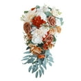 thumbnail image 2 of Ramo de novia para novia, ramo de flores artificiales, ramo de hojas para dama de honor, ramo de novia para suministros para fiestas de bodas, 2 of 9