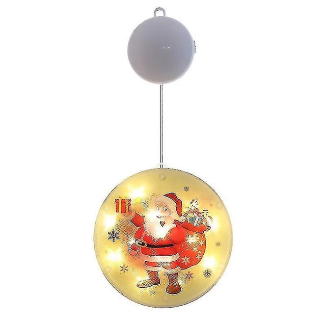 Guirnalda de luces Led con ventosas, adornos navideños para el hogar, guirnalda colgante, Adornos de árbol de Navidad, Navidad 2020, Año Nuevo 2021