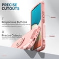 thumbnail image 3 of SaniMore for Samsung Galaxy A53 5G Magnetic Case, Rugged PC & TPU Bumpers with Car Mount & Ring Kickstand Heavy Duty Full Body Protective Case for Samsung A53 5G Women Men, Rosegold, 3 of 8