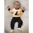 thumbnail image 5 of BemeyourBBs Baby Boy Halloween Outfits Dog Embroidery Sweatshirt + Pants Set, 5 of 8