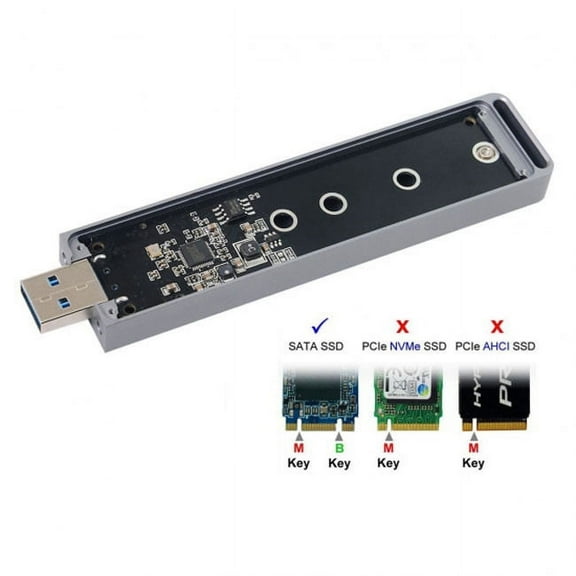 FVH B/M-key NGFF M2 SSD to USB 3.0 External PCBA Conveter Adapter Card Flash Disk Type