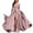Pink dresses, variant on Summer Saving Wycnly Dresses for Women 2024 Evening Party Prom Elegant High Waist Flowy Slit Swing Sparkly Sequin Long Dresses Solid Long Sleeve V-Neck Maxi Formal Dresses for Women Pink m