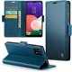 thumbnail image 1 of Funda tipo cartera para Samsung Galaxy A22 5G con tarjetero, función atril, cierre magnético, protección antigolpes de piel sintética, con tapa tipo cartera para Samsung A22 5G, 1 of 7