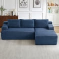 thumbnail image 5 of L-Shaped Modern Comfortable Plush Boneless Sofa - No Assembly Required, Compressed Packaging, Suitable for Living Rooms & Bedrooms, 5 of 8