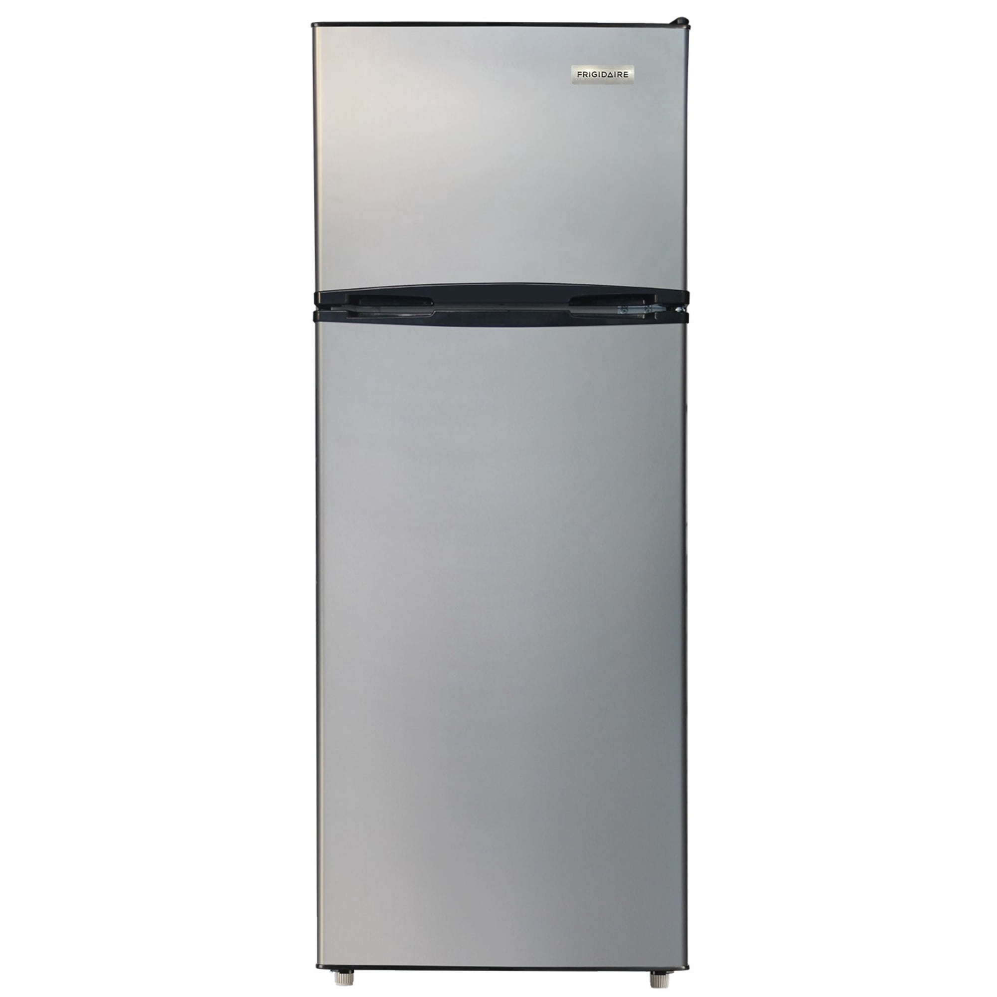 Frigidaire 7.5 Cu. ft. Top Mount Refrigerator, Apartment Size Fridge with Reversible Doors, Platinum