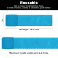 thumbnail image 5 of Self-Adhesive Stretchy Cohesive Wrap Bandage, 6 Pack 2" x 5 Yards Blue Athletic Tape for Ankle/Wrist Sports & Pet First Aid, 5 of 9