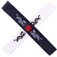 thumbnail image 1 of 2pcs Japanese Headbands Decorative Karate Headbands Breathable Chef Headband, 1 of 9