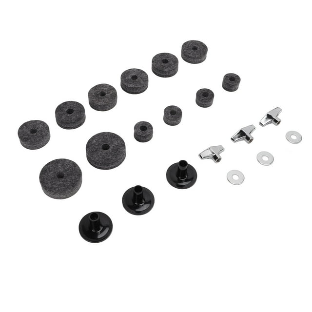 Drum Cymbal Felt Pad, Reducing Collision 21Pcs Drums Felts For Playing