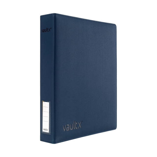 Archivador Vault X Slim 3 anillas D-Ring para 540 cartas, azul