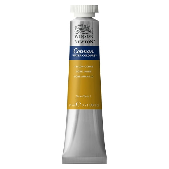 Winsor & Newton Cotman Watercolor, 21ml Tube, Yellow Ochre