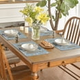thumbnail image 6 of Sm:)e Hydrangea Easter Bunny Easte Table Runner Placemats Set of 4, 12 x 18 Inch, Spring Easter Decoration Home Kitchen Table Decor, 6 of 7