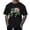 A-Black510, variant on Men's Patriotic Tractor Print Crew Neck Tee Rustic Inspired Everyday Casual Short Sleeve Shirt Khaki