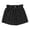 Black, variant on Vrotazzy Girls Casual High-Waist Wide-Leg Shorts With Bow Detail Elastic Waistband Comfortable Summer Playwear for Girls under 16,Size 9-10 Years