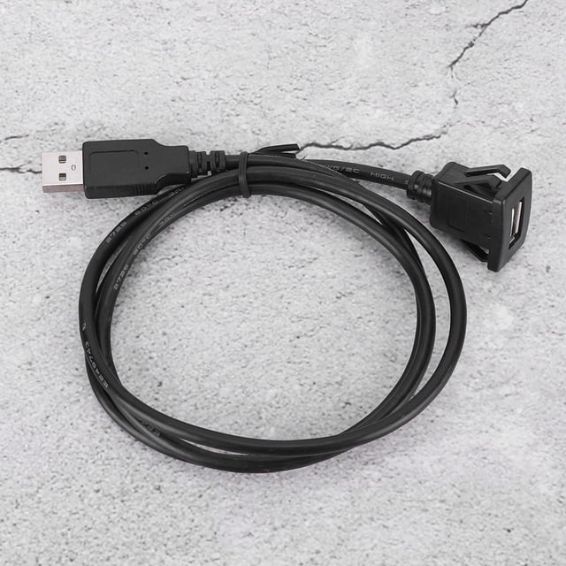 Cable de extensión para panel de instrumentos, adaptador USB 2.0 para panel de instrumentos, cable de extensión, funcionalidad inteligente