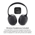 thumbnail image 5 of MEE audio Connect T1CMA Bluetooth Over-Ear Wireless Headphones Headset for TV with no Audio Delay; includes Transmitter (Optical/AUX/RCA) and CinemaEAR Audio Enhancement for Seniors & Hard of Hearing, 5 of 5