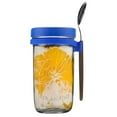 thumbnail image 4 of XWSHYW Tazas Recipiente para Avena Durante La Noche con Tapa y Cuchara, Tarros para Avena Durante La Noche, Tarros Portátiles con Tapa para Contenedor de Cereales con Capacidad de 350Ml, 4 of 5