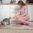 thumbnail image 4 of Kitchen Rugs and Mats Non Skid Washable Spring Floral Dalia Summer Kitchen Mat and Rug Set,Floor Cushion Absorbent Rug,Rubber Backed Area Rugs for Kitchen Laundry, 4 of 7